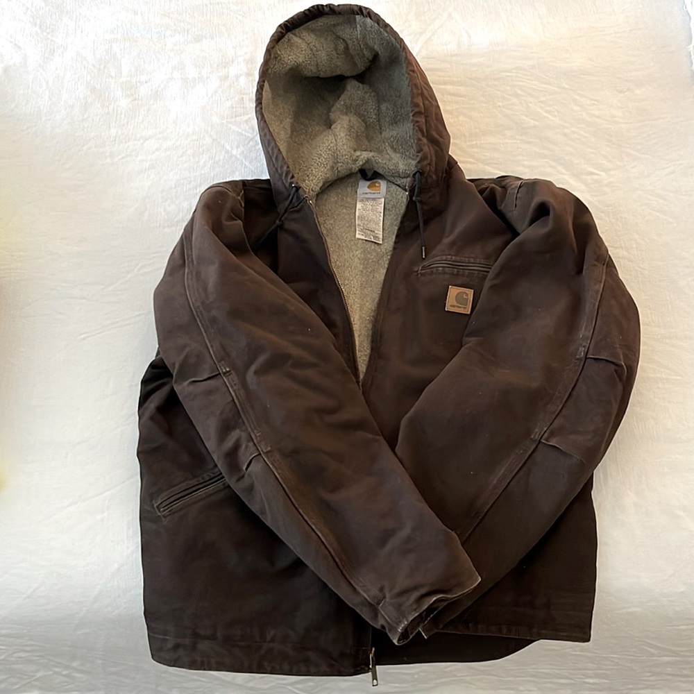 Carhartt Mens Brown Heavyweight Jacket